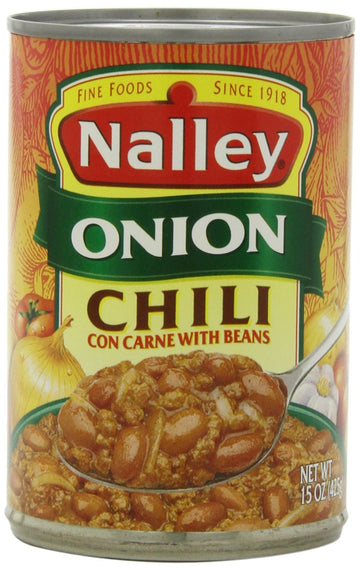 Nalley Chili Onion with Beans, 14-Ounce Cans (Pack of 8)