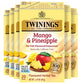 Twinings Mango & Pineapple Herbal Tea, 20 Count (Pack of 6), Caffeine-Free, Hot or Iced, 120 Teabags