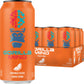 Gorilla Mind Energy Drink - 200mg Caffeine, N-Acetyl-L-Tyrosine, Alpha-GPC, 0 Sugar - 16oz, 12-Pack (Orange Rush