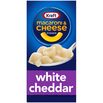 Kraft White Cheddar Macaroni And Cheese Meal (7.3 Oz Box)