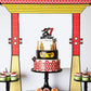 7Th Happy Birthday Cake Topper Kung Fu Ninja Themed Karate Boy Girl Glitter Party Cake Decorations