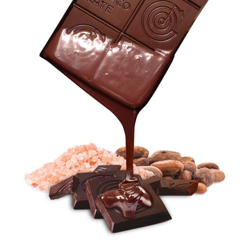 The Good Chocolate - Himalayan Salt Keto Chocolate Squares, Zero Sugar, Lower Net Carb Snack, Lower Calorie, Vegan Chocolate Can