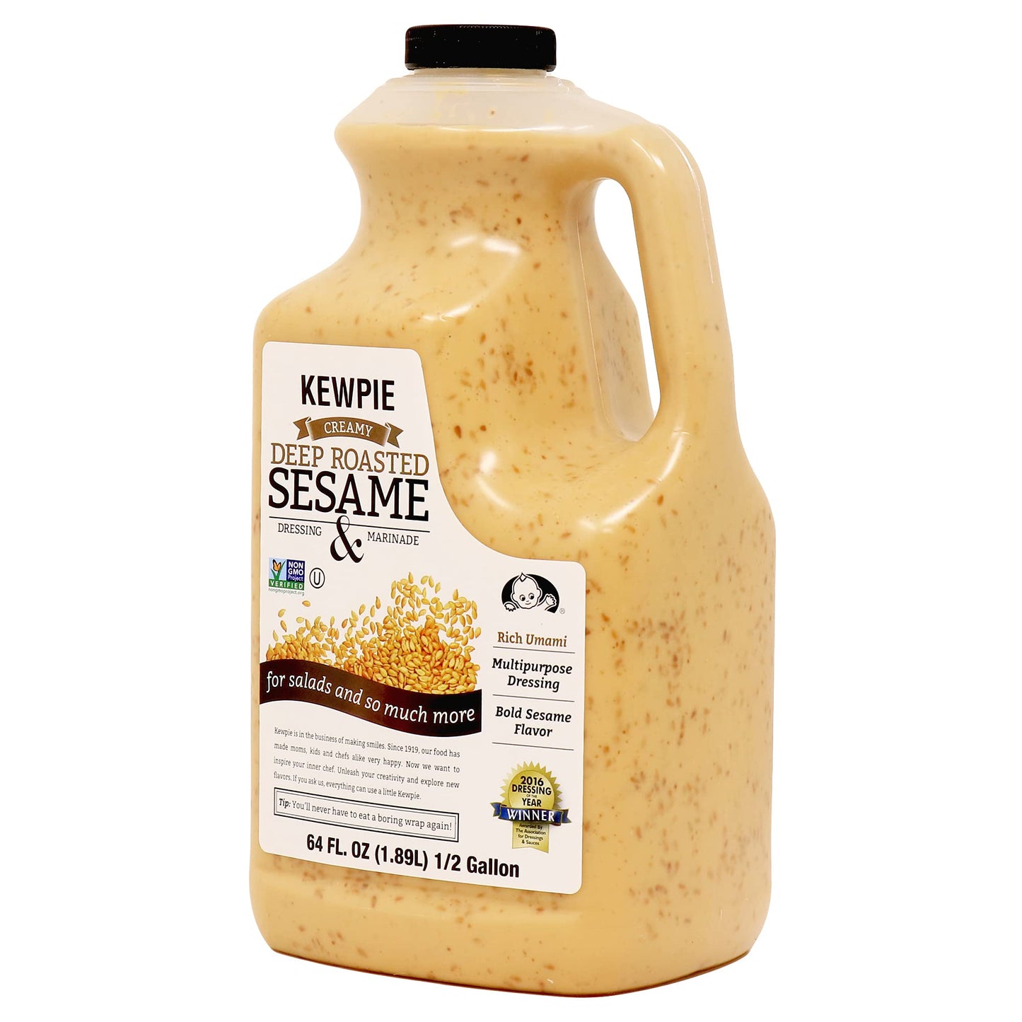 Kewpie Deep Roasted Sesame Dressing, 64 Ounce