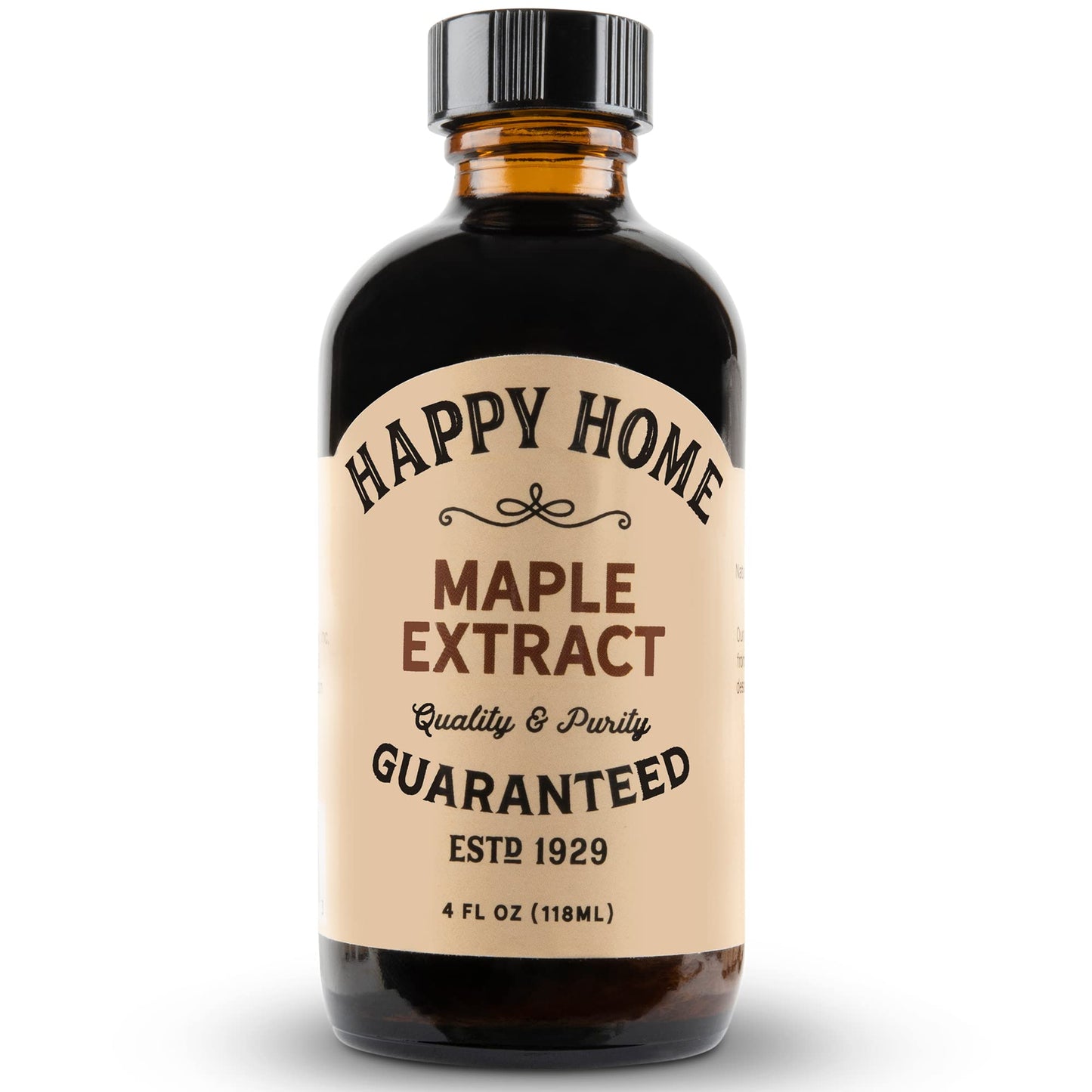 Happy Home Premium Natural Maple Flavor - Certified Kosher, 4 Oz.