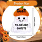 TI-EDC Boo Basket Stuffers for Him Her, Halloween Ghost Handmade Positive Crochet Doll, Funny National Boyfriend Ghost Decor for