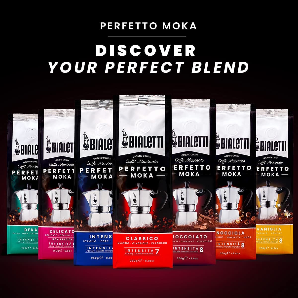 Bialetti Coffee, 8.8 Ounce (Pack Of 2), Delicato