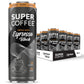 Super Coffee Espresso, Iced Keto Coffee (0G Added Sugar, 10 Calories) [Triple Shot Black] 11 Fl Oz, 12 Pack | Iced Coffee, Cold 