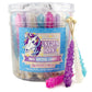 Boones Mill Unicorn Party Rock Crystal Candy Sticks, 36 Count Assorted Flavors - Blueberry, Grape, Cotton Candy