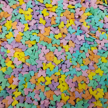Eastron Edible Colorful Butterfly Sprinkles Rainbow Sprinkles For Cake Decorating Confetti Sprinkles For Baking, Cupcakes Topper