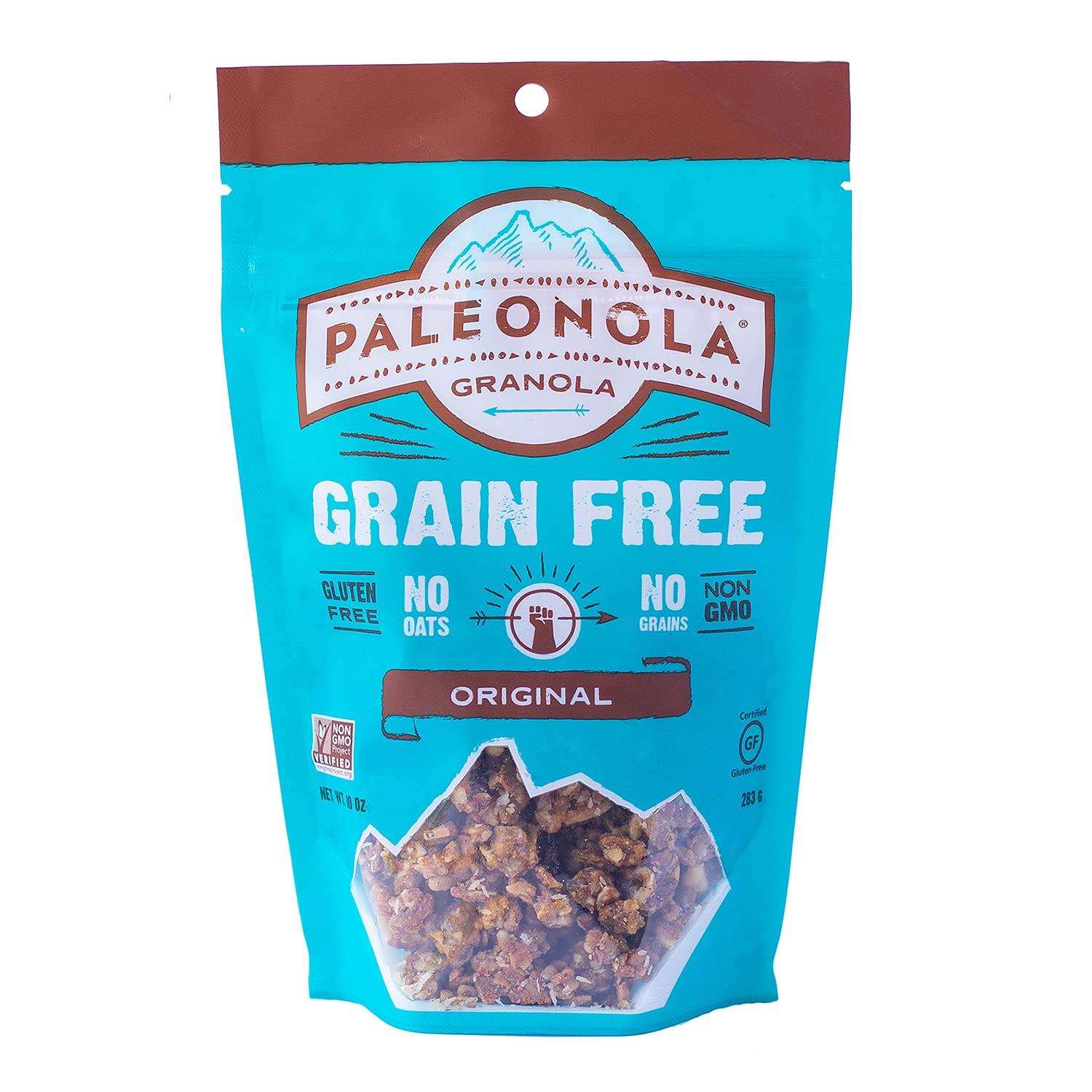 Paleonola - Grain Free Granola Original Flavor - Non-GMO, Grain, Soy, Gluten, Dairy Free - Low Carb Protein Snack For A Healthy 