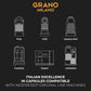 Grano Milano Variety Pack Coffee Capsules - 100 Aluminum Coffee Pods Compatible With Nespresso Original Line  Medium And Dark Roast  Made In Italy