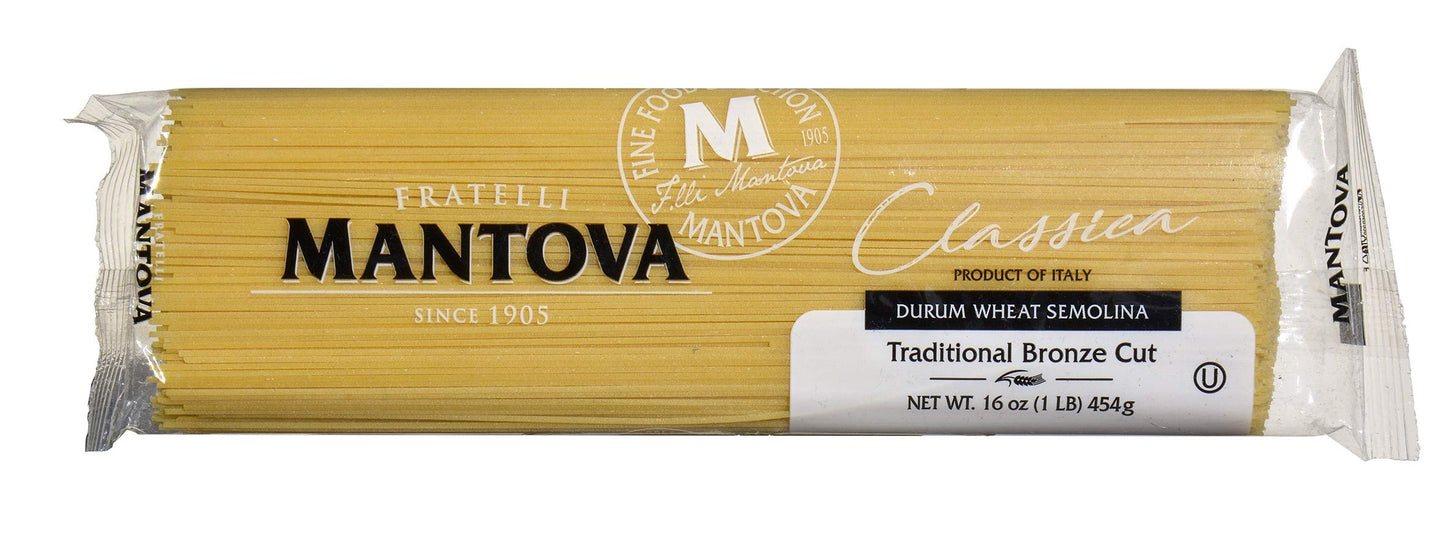 Fratelli Mantova  Pasta Angel Hair Bronze  Case of 12  16 OZ (12x16 OZ)