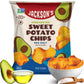 Jacksons Sweet Potato Kettle Chips with Sea Salt made with enhanced Avocado Oil (1 oz  Pack of 15) - Allergen-friendly  Gluten Free  Peanut Free  Vegan  Paleo Friendly - Shark Tank Product