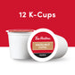 Tim Hortons Medium Roast Hazelnut Coffee K-Cup Pods, 12 Count, Compatible with Keurig malt-inspired, Red