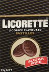 Licorette Licorice Flavored Pastilles | Sugar Free | Daprano & Co | (Pack of 18) Direct From Australia 0.88 oz. Boxes