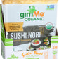 Gimme Seaweed - Organic Roasted Seaweed - Sushi Nori - 0.81 Ounce - (Pack Of 12) - Non Gmo, Gluten Free, Keto, Paleo