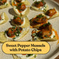 Fishwife Mussels with Sweet Pepper & Garlic, 3-Pack, 4.2 Ounce, ASC-Certified Sustainable Seafood, Gluten Free, High Protein
