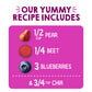 Happy Tot Organics Stage 4 Baby Food Pouches, Gluten Free, Vegan Snack, Superfoods Fruit & Veggie Puree, Pears, Blueberries, Bee
