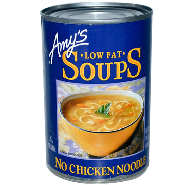 Amys Organic Low Fat Soup No Chicken Noodle -- 14.1 Fl Oz