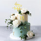 50 Pcs Gold Happy Birthday Cake Topper Acrylic Birthday Cupcake Topper Pick For Birthday Party Cake Desserts Pastries Decoration
