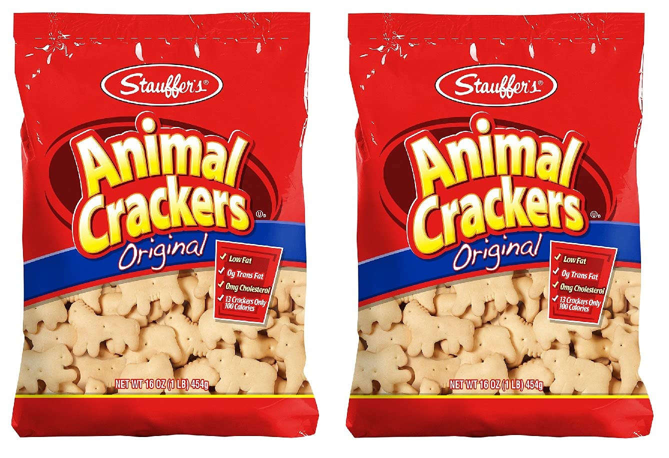 Stauffers Original Animal Crackers 16 Oz. Bag (2 Bags)