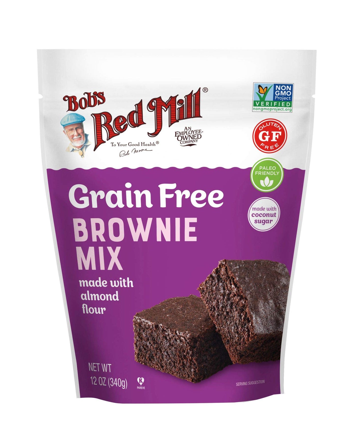 Bob'S Red Mill Grain Free Brownie Mix, 12Oz (Pack Of 5) - Non Gmo, Grain Free, Paleo Friendly, Kosher
