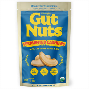 Philosopher Foods Gut Nuts - Fermented Sourdough Almonds - 3 oz - Low Carb Keto Snack