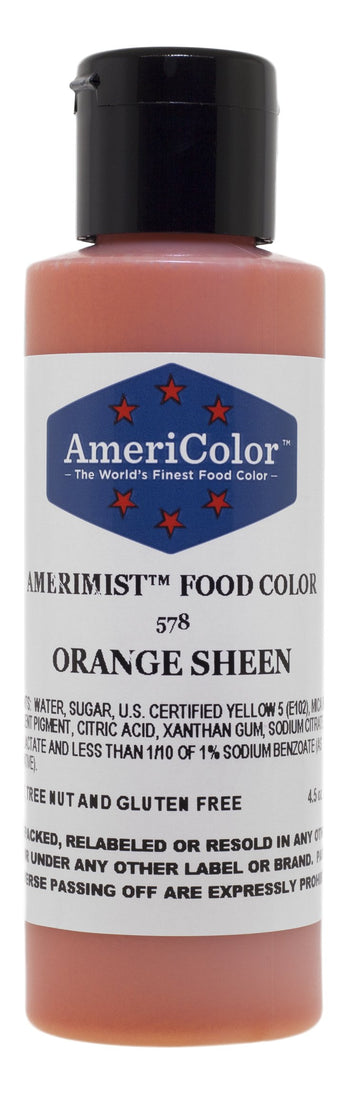 Americolor Amerimist Airbrush Color 4.5 Ounce, Orange Pearl Sheen