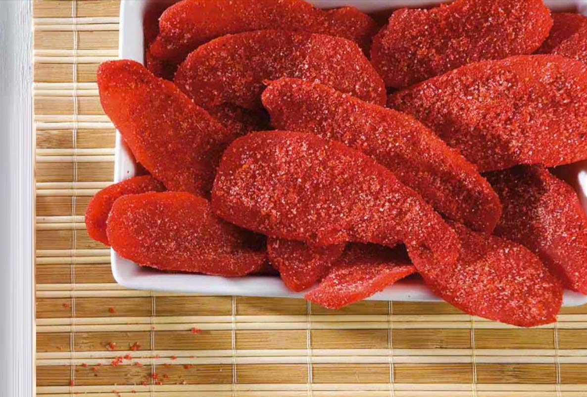Tuky Spicy Mango Slices 1Lb Bulk Deal Chili Covered Sweet Snacks Appetizers Real Fruit Great Flavored