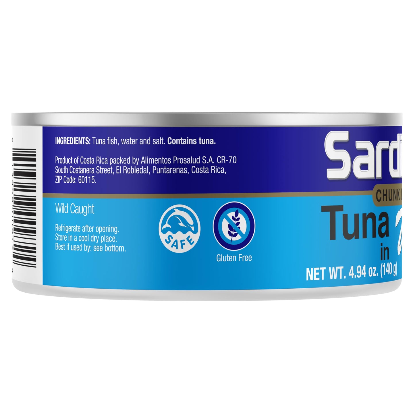 Sardimar Chunk Light Tuna in Water, Pack of 6 - 4.94 Ounces Each, Ready to Eat Canned Meals