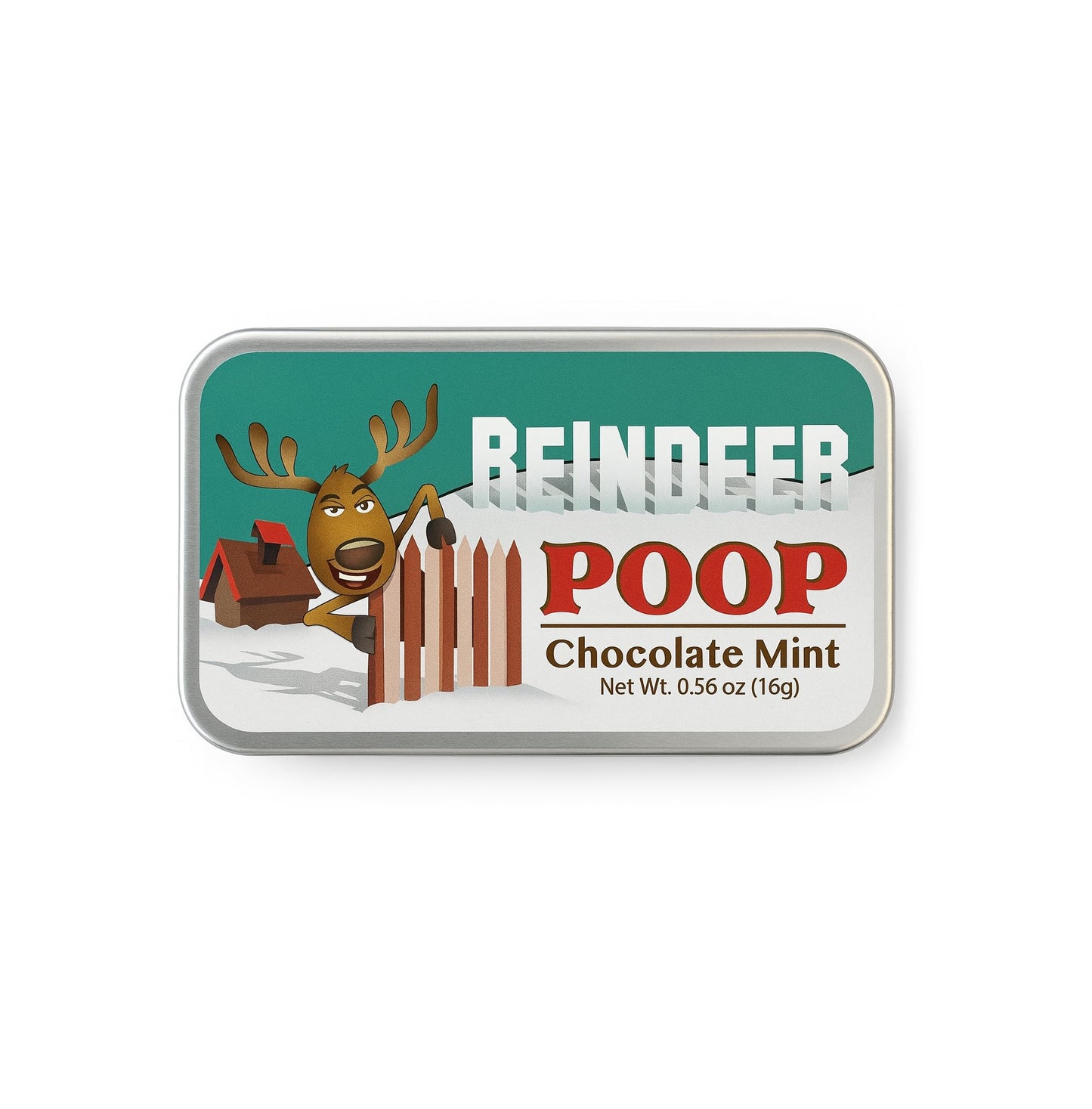 Amusemints Christmas Poop Mints 3 Pack – (3 X .56 Ounce) | Festive Novelty Candy Gifts | Funny Stocking Stuffers | Holiday Party Favors & Collectible Tins |