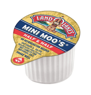 Land O'Lakes 827976 Mini Moo's Half & Half, .3 oz, 192/Carton
