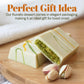 Ceres Gourmet Dubai Chocolate Bar Pistachio 3.5 Oz With White Chocolate Knafeh, Perfectly Portioned Packaging Dubai Chocolate, P