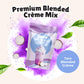 Premium Taro Blended Crme Powder Mix To Make Frappes, Bubble Tea, Boba Tea, Hot Or Iced Tea | Perfect For Home Or Cafe Or Restau
