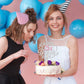 Monmon & Craft Happy 21St Birthday Cake Topper/Cheers To 21 Years/Girls 21St Birthday Party Decor Supplies - Silver & Pink Glitt