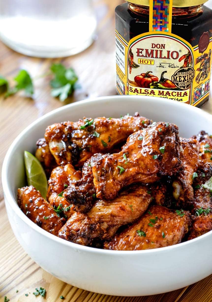 Don Emilio Morita Artisanal Salsa Macha Authentic Mexican Spicy Chili Oil Oil Glass Jar 9 Oz