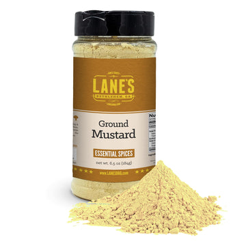 Lane'S Ground Mustard Powder, All-Natural Ground Dry Mustard Powder, Perfect For Meats, Fish & Sauces Ground Mustard Seed Powder