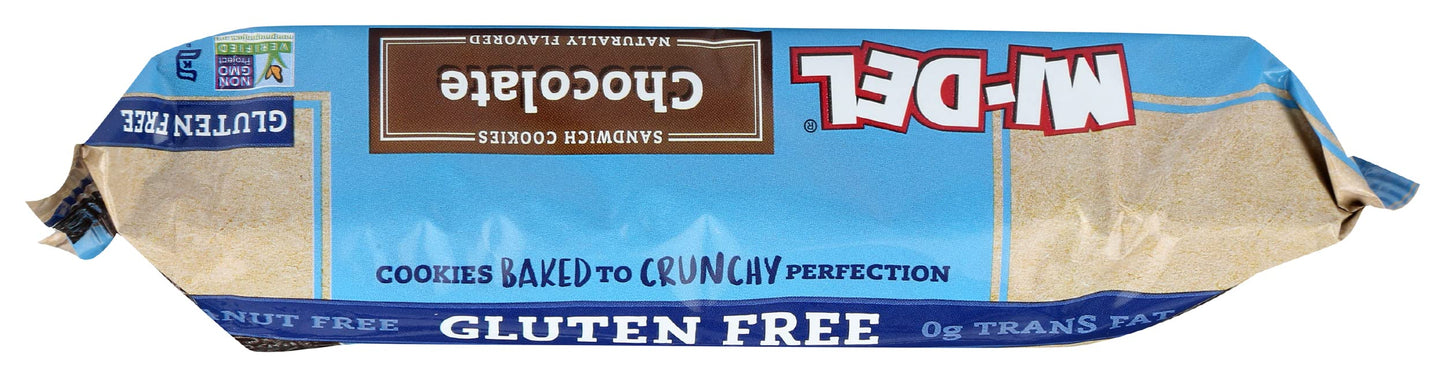 Mi-Del Gluten Free Cookies, Chocolate Sandwich, 8 Ounce