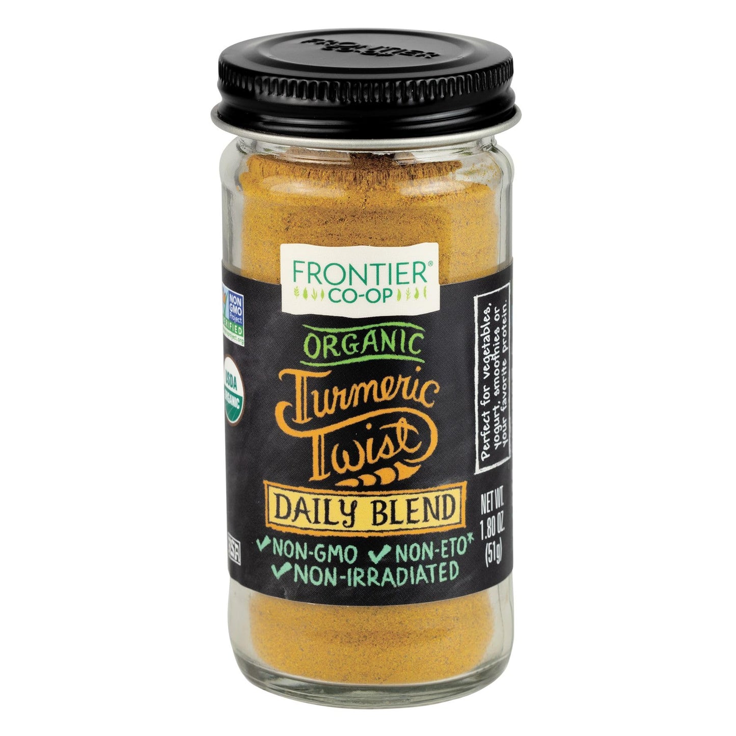 Frontier Turmeric Blend, Daily, Organic, 1.8 Ounce