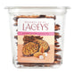 Laceys Gourmet Cookies | Light and Crispy Delicious Cookies | Handcrafted by Desserts On Us (8 Ounce Tub, Almond & Dark Chocolat