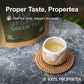 100% Propertea Organic Green Tea Bags, 100 Count Eco-Friendly Tea Bags, Deep Taste, Caffeinated, Rich In Antioxidants, Resealable Pouch