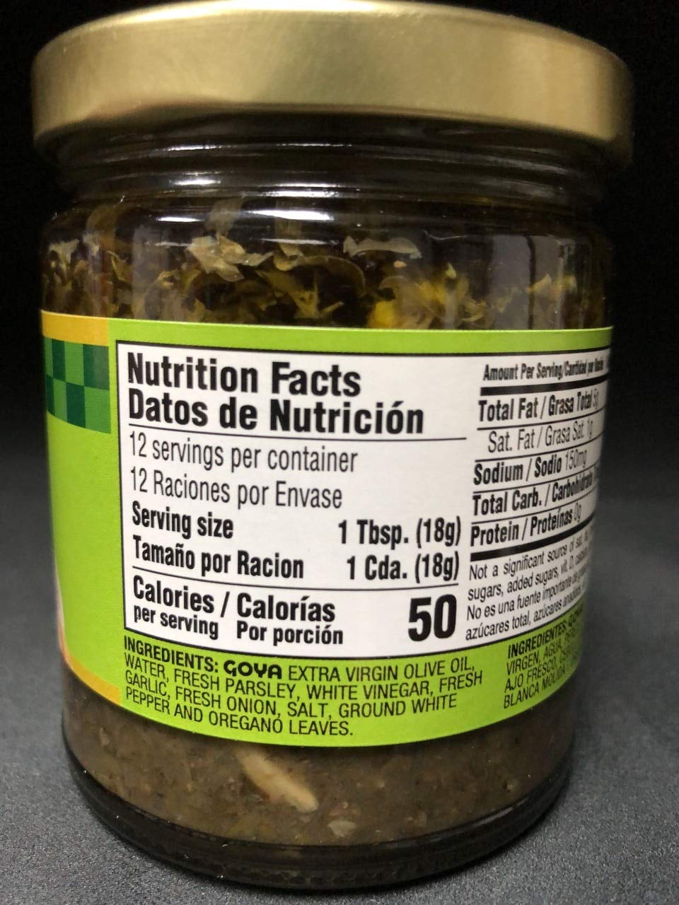 Goya Chimichurri Steak Sauce with Spanish Olive Oil 7.5 oz