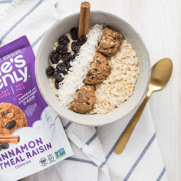 Maxine'S Heavenly - Plant Based, Gluten Free, Low Sugar - Cinnamon Oatmeal Raisin Cookies (1 Pack)