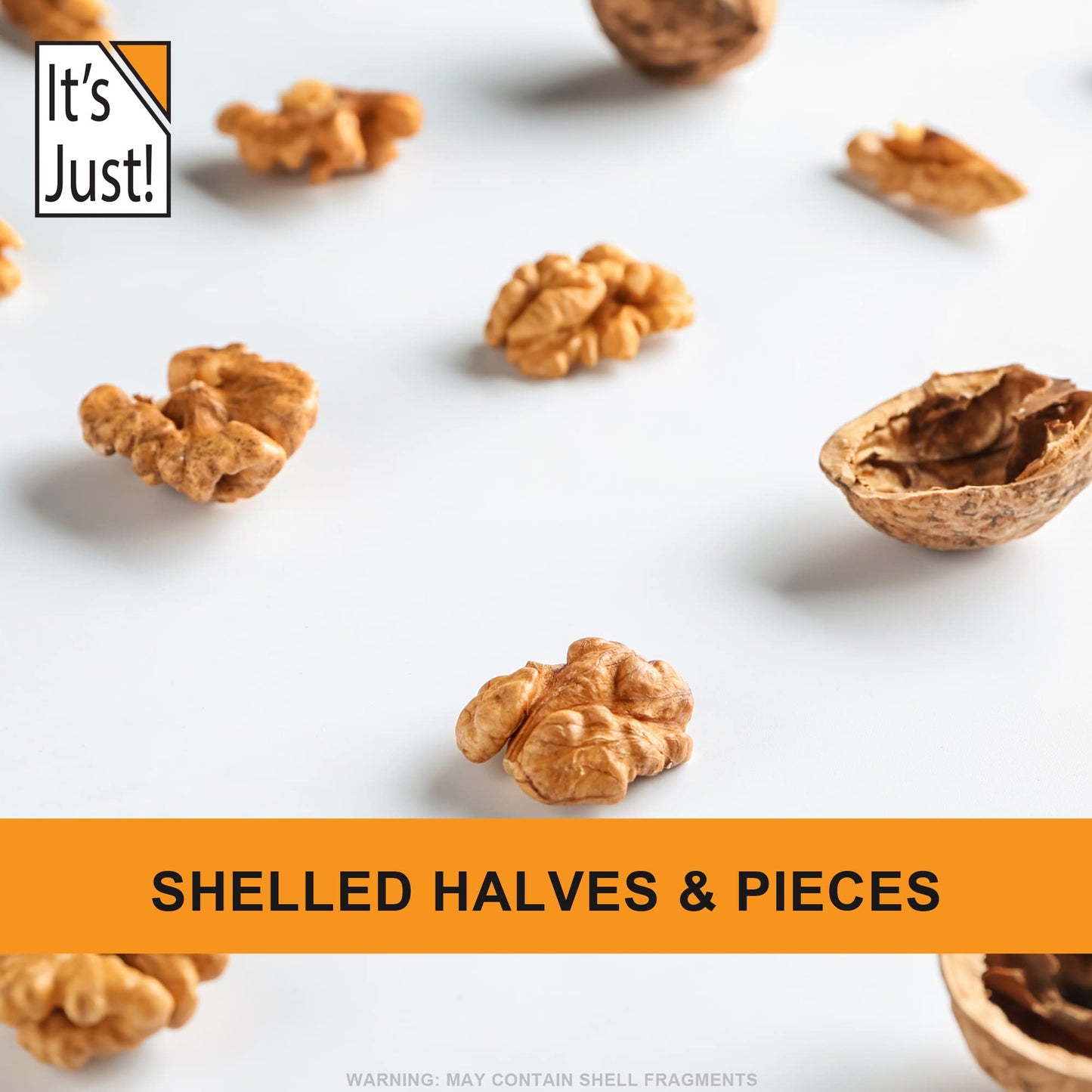 It'S Just - Raw Walnuts, Premium Quality, California Grown, Made In Usa, 20Oz (1.25Lb), Unsalted, Halves & Pieces