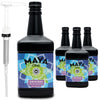 Maya Heritage Chai, Original Tea Concentrate, 64 Fl Oz, Pack of 4 with 1 Pump