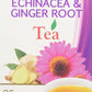 12 Pack of Hyleys Wellness Natural Echinacea & Ginger Root Green Tea - 25 Tea Bags - (100% Natural, Sugar Free, Gluten Free and 