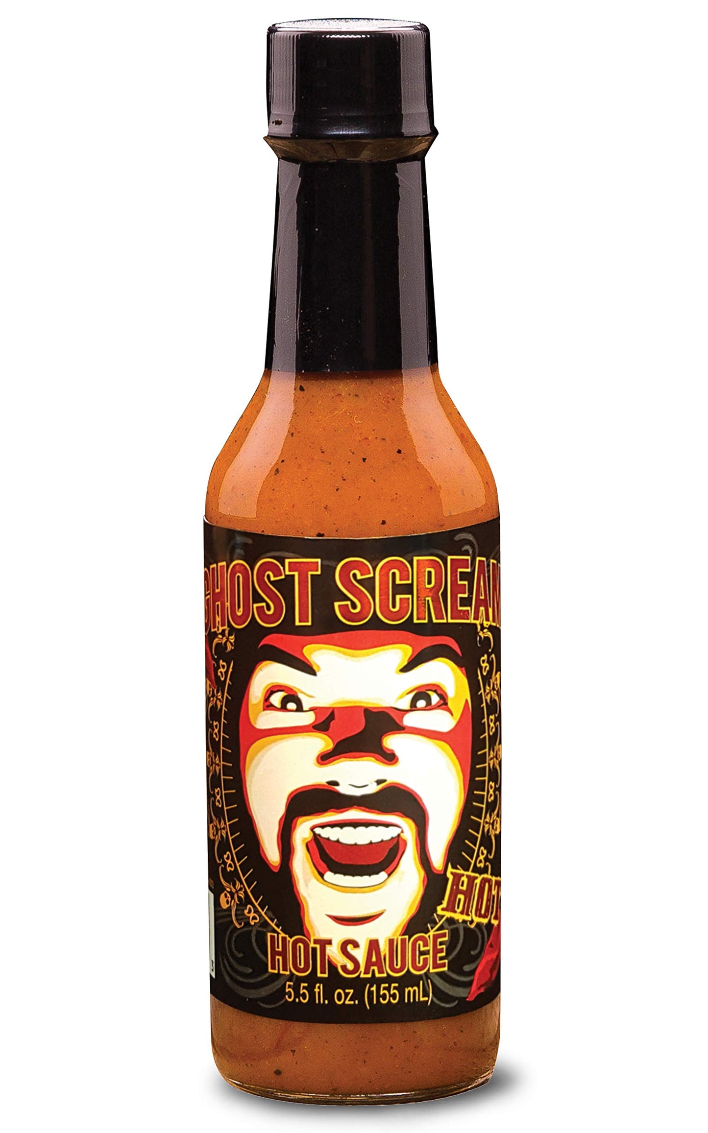 Ghost Scream Hot Sauce - ''Original Flavor'' (Smoky, Bold & Flavorful!) - Original Award-Winning Ghost Pepper Recipe, (5.5 Oz.)