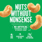 Emerald Nuts Roasted and Salted Whole Cashews (1-Pack) | 36oz Resealable Bulk Bag | Plant-Based Protein, Kosher Certified, Non-G