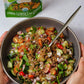 Beanvivo 6-Pack Salad Protein Booster - Organic Lentils & Quinoa, Fully Cooked And Seasoned, Delivering A Burst Of Taste And 10G