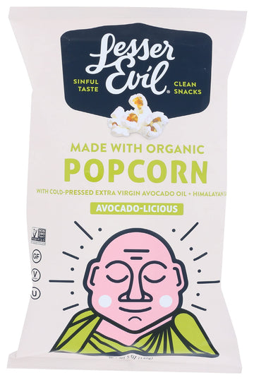 Lesser Evil Avocado-Licious Popcorn, 5 Oz